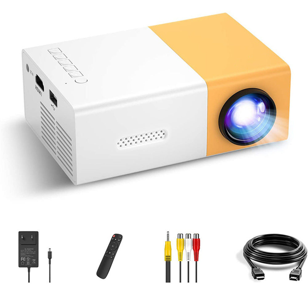 YG300 Mini Projector – Portable Full HD 720P, WiFi Smart, LED Home Theater