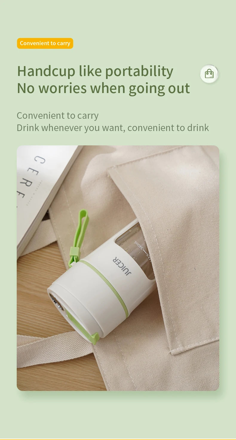 LED Digital Display Portable Juicer Bottle