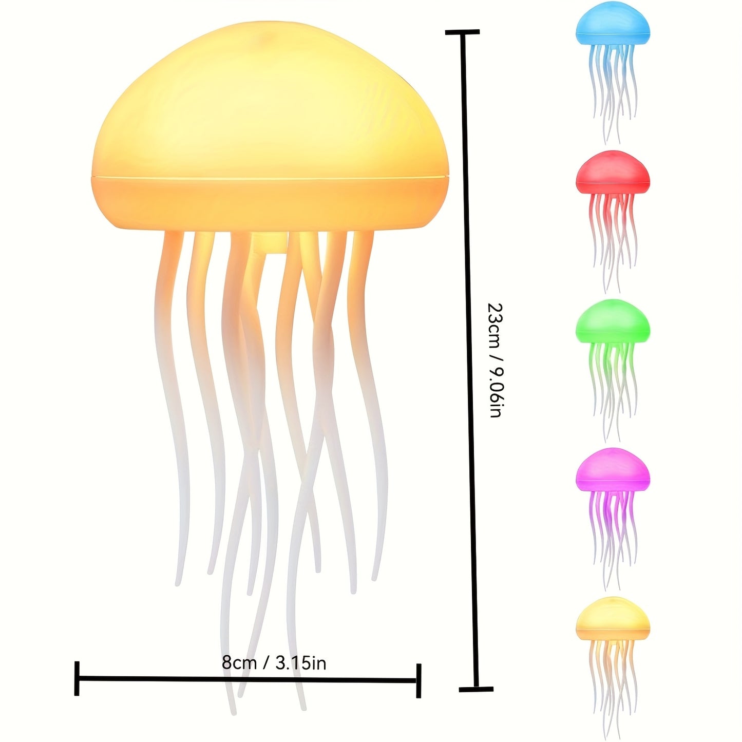 LED Cute Jellyfish Night Light