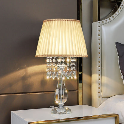 Fashionable Crystal Dimming Remote Control Desk Lamp Lighting