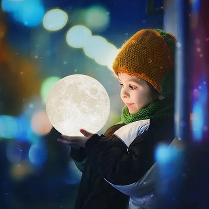 Moon Lamp Rechargeable Color Change