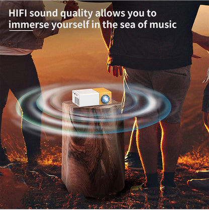 YG300 Mini Projector – Portable Full HD 720P, WiFi Smart, LED Home Theater