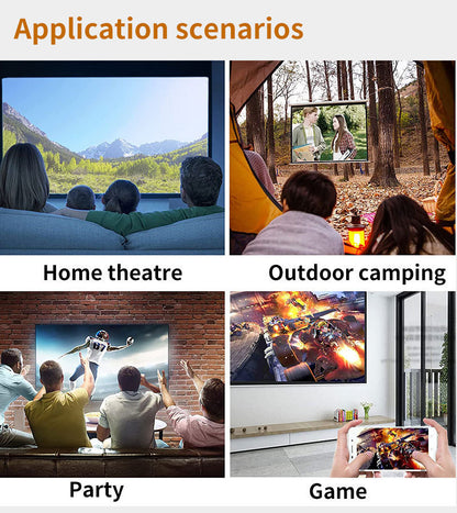 YG300 Mini Projector – Portable Full HD 720P, WiFi Smart, LED Home Theater