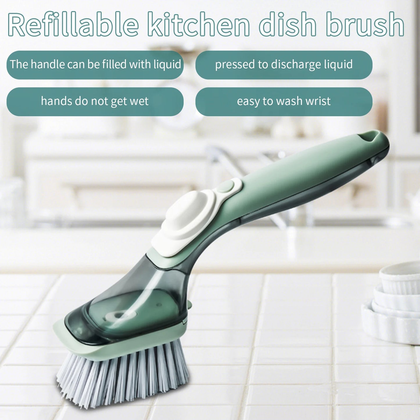 3 In1 Brush With Liquid Dispenser