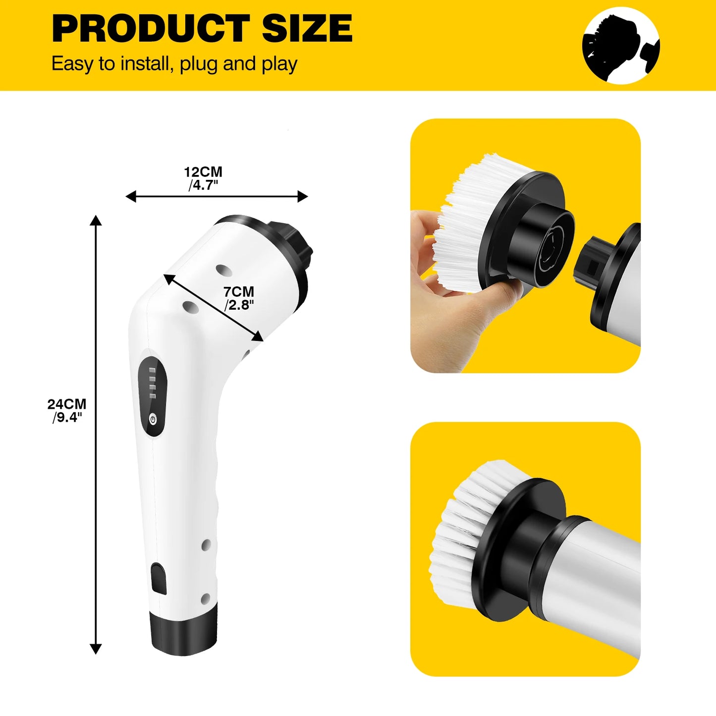 Electric Spin Scrubber