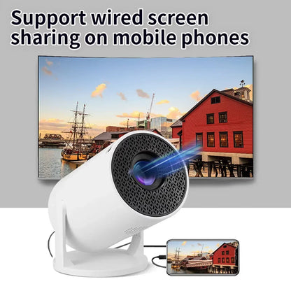 GlowBeam Mini Projector – Compact Size, Big Screen Experience