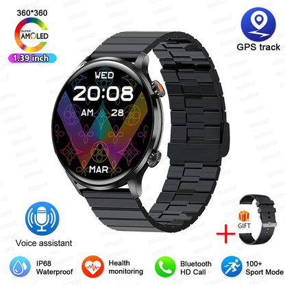 Aurix One TechWatch – Premium Smartwatch with AMOLED Display