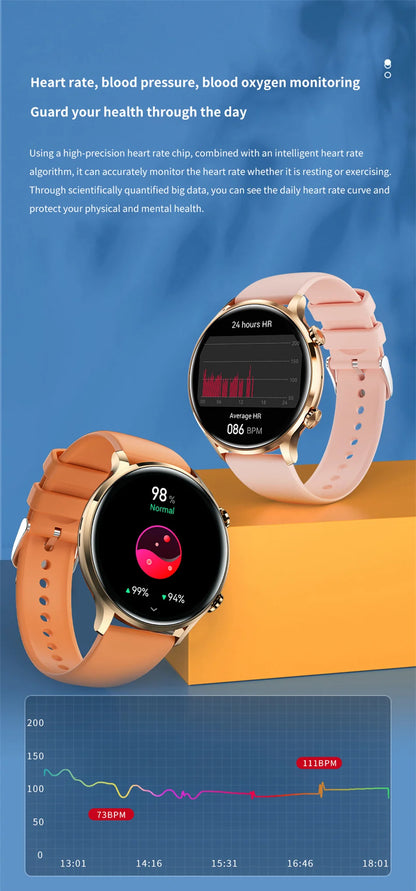 Aurix One TechWatch – Premium Smartwatch with AMOLED Display