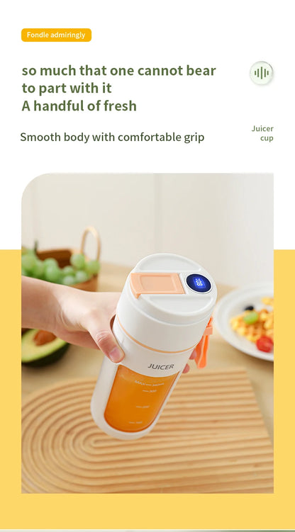 LED Digital Display Portable Juicer Bottle