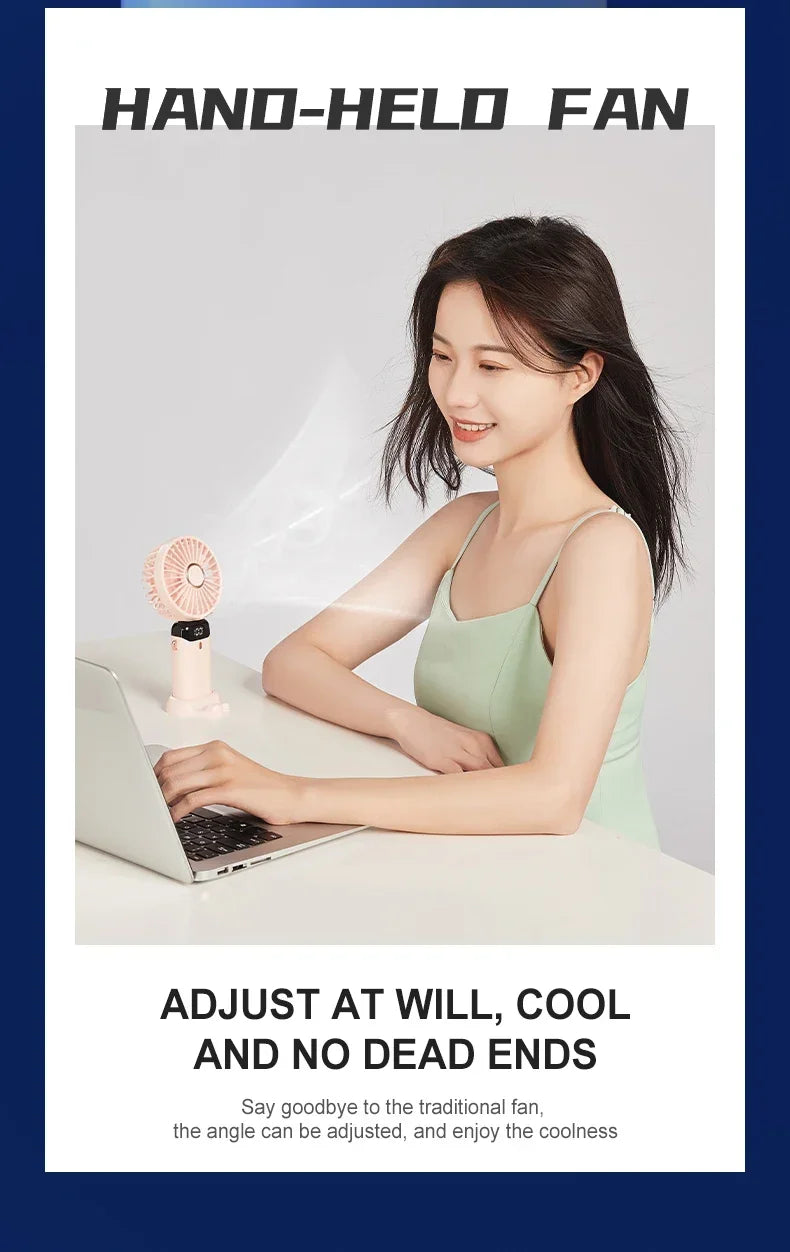 Handheld Mini Fan Wireless USB