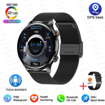 Aurix One TechWatch – Premium Smartwatch with AMOLED Display