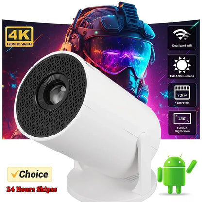 GlowBeam Mini Projector – Compact Size, Big Screen Experience