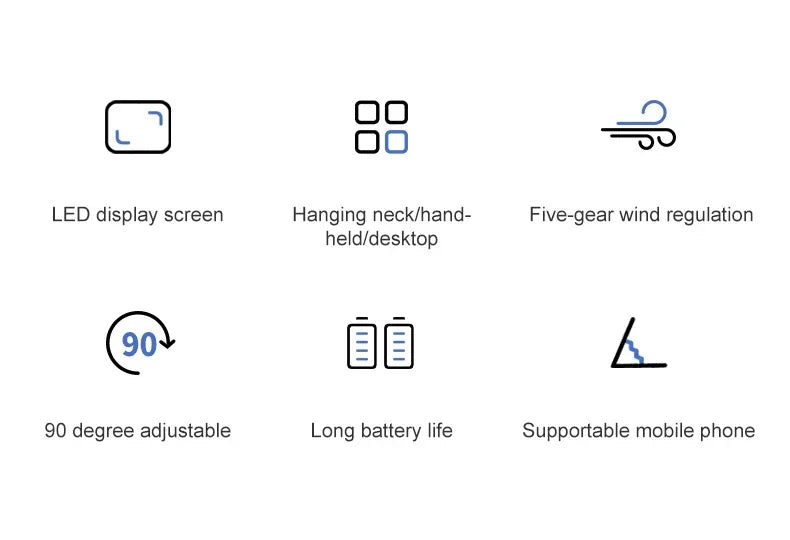 Handheld Mini Fan Wireless USB