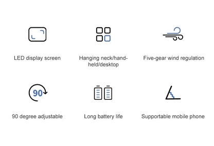 Handheld Mini Fan Wireless USB