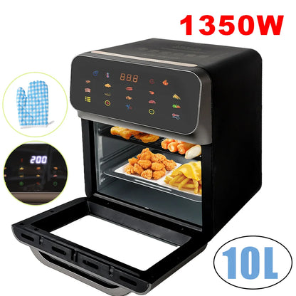 TurboFry Air Fryer – 9L/ 12L/ 10L – LED Touch & Auto Programmes