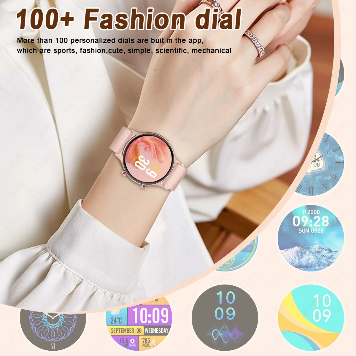 Aurix One TechWatch – Premium Smartwatch with AMOLED Display