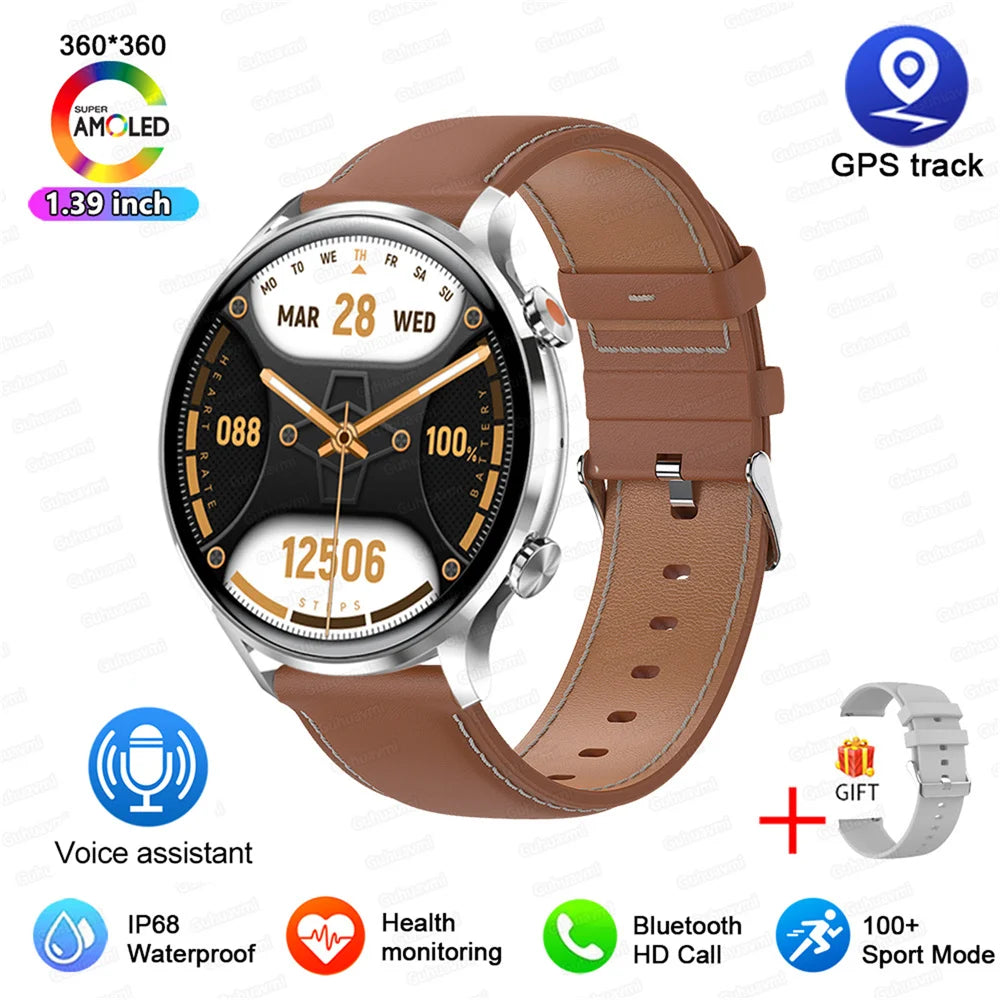 Aurix One TechWatch – Premium Smartwatch with AMOLED Display