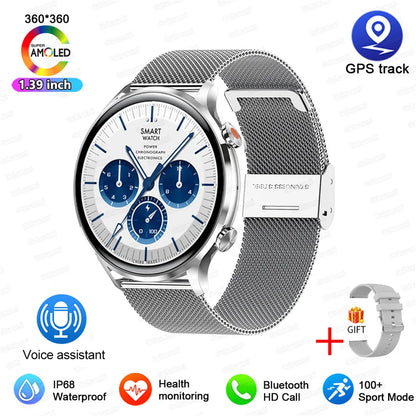 Aurix One TechWatch – Premium Smartwatch with AMOLED Display