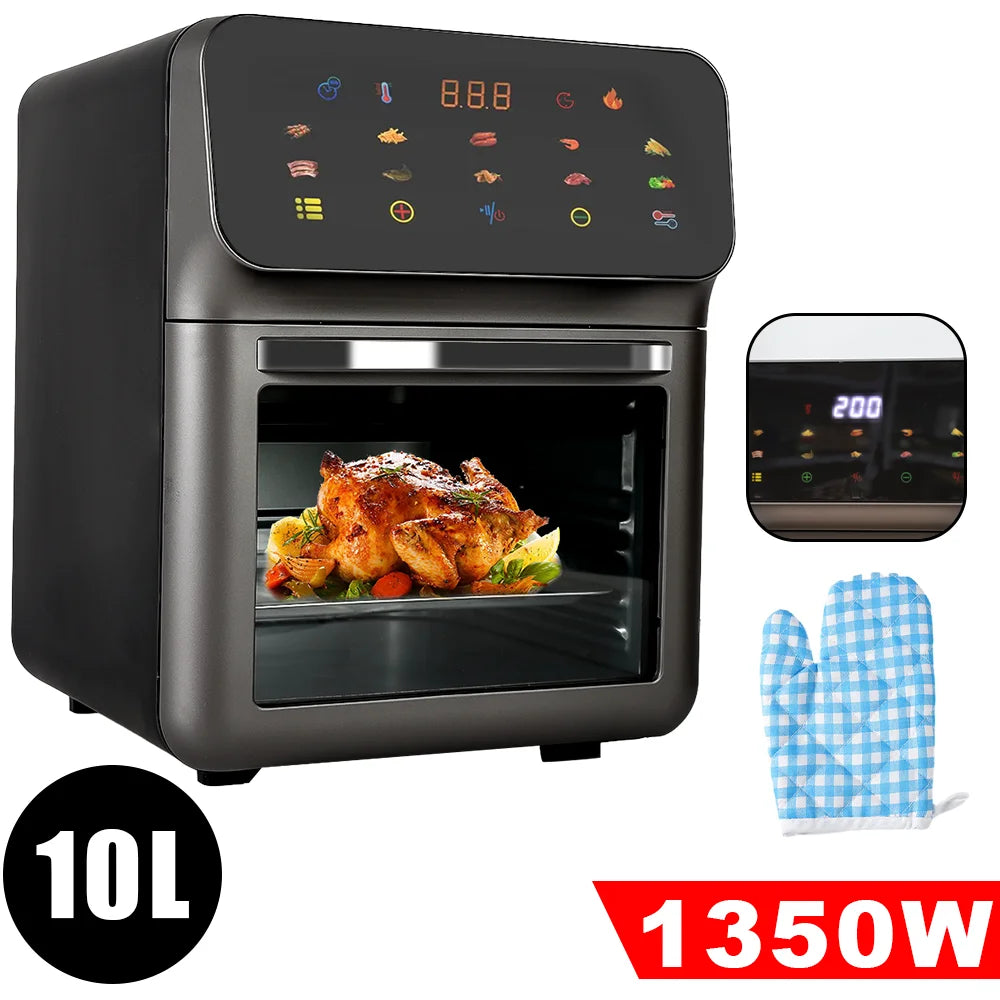 TurboFry Air Fryer – 9L/ 12L/ 10L – LED Touch & Auto Programmes