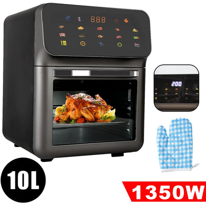 TurboFry Air Fryer – 9L/ 12L/ 10L – LED Touch & Auto Programmes