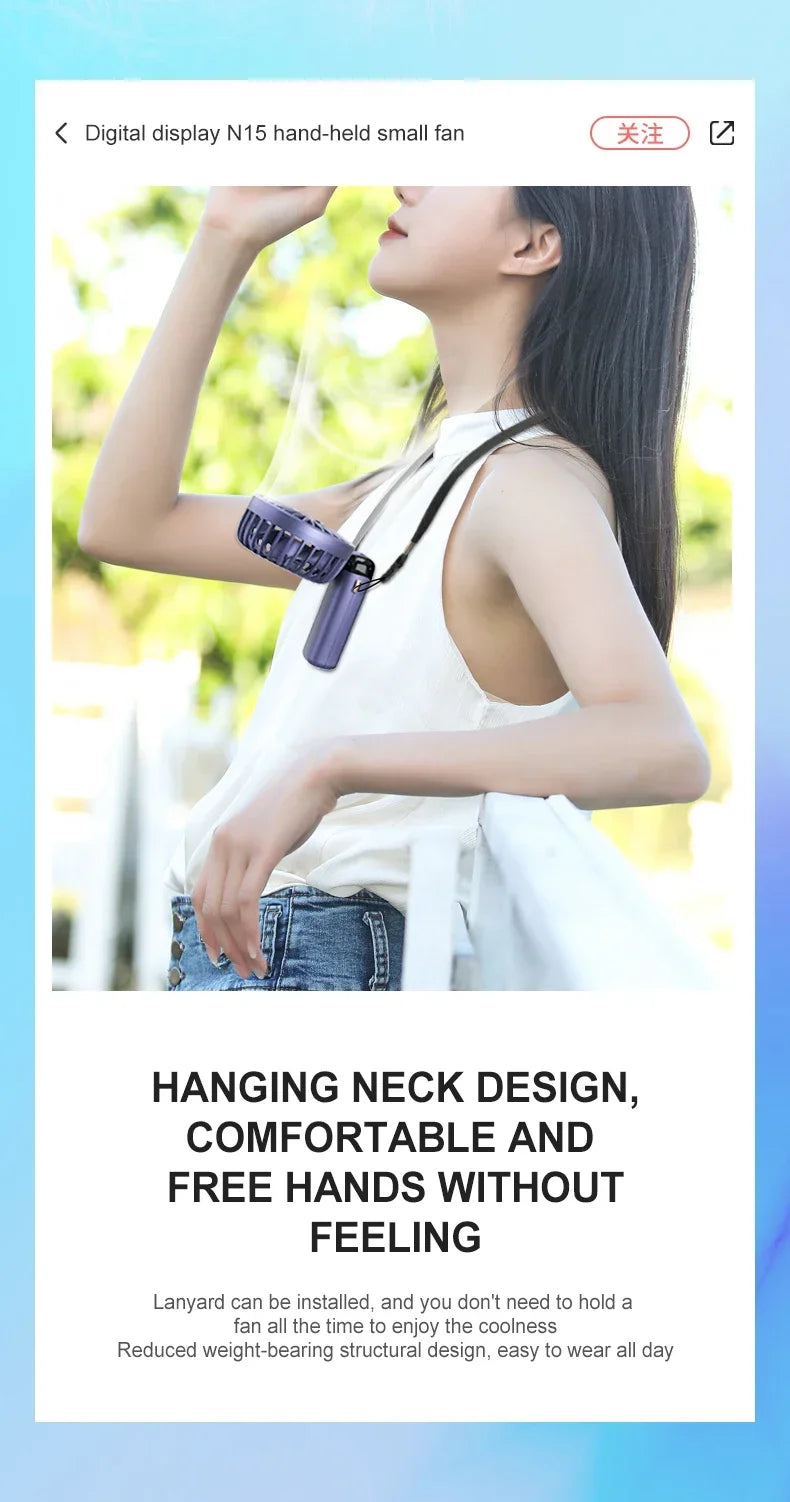 Handheld Mini Fan Wireless USB