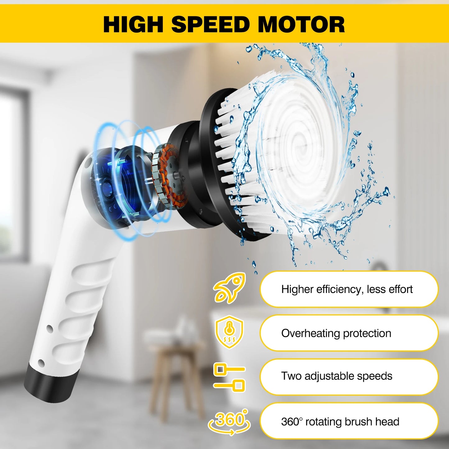 Electric Spin Scrubber