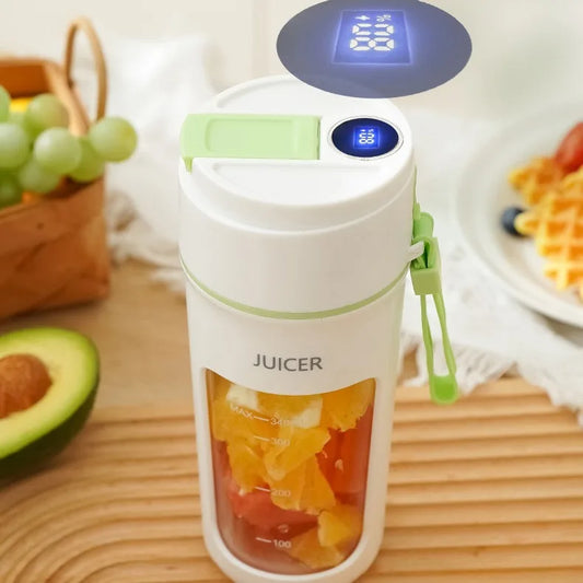 LED Digital Display Portable Juicer Bottle