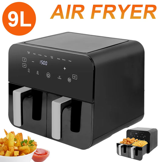 TurboFry Air Fryer – 9L/ 12L/ 10L – LED Touch & Auto Programmes