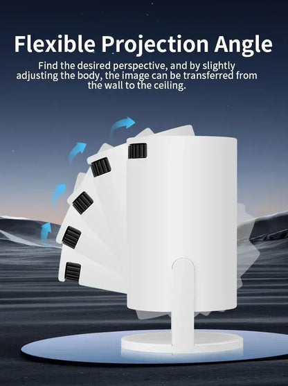 GlowBeam Mini Projector – Compact Size, Big Screen Experience